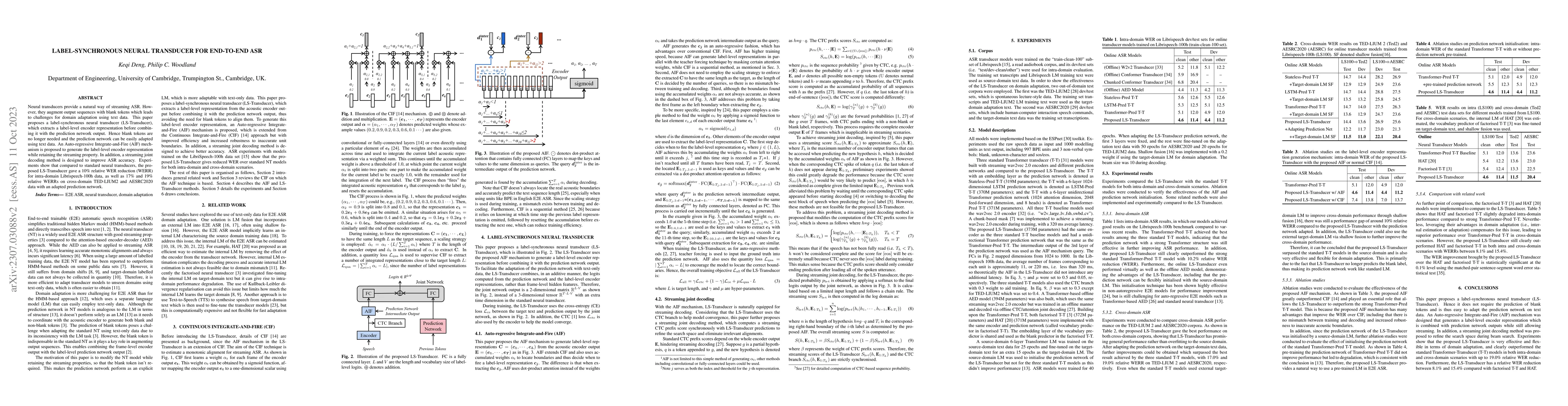 Thumbnail for Label-Synchronous Neural Transducer for End-to-End ASR