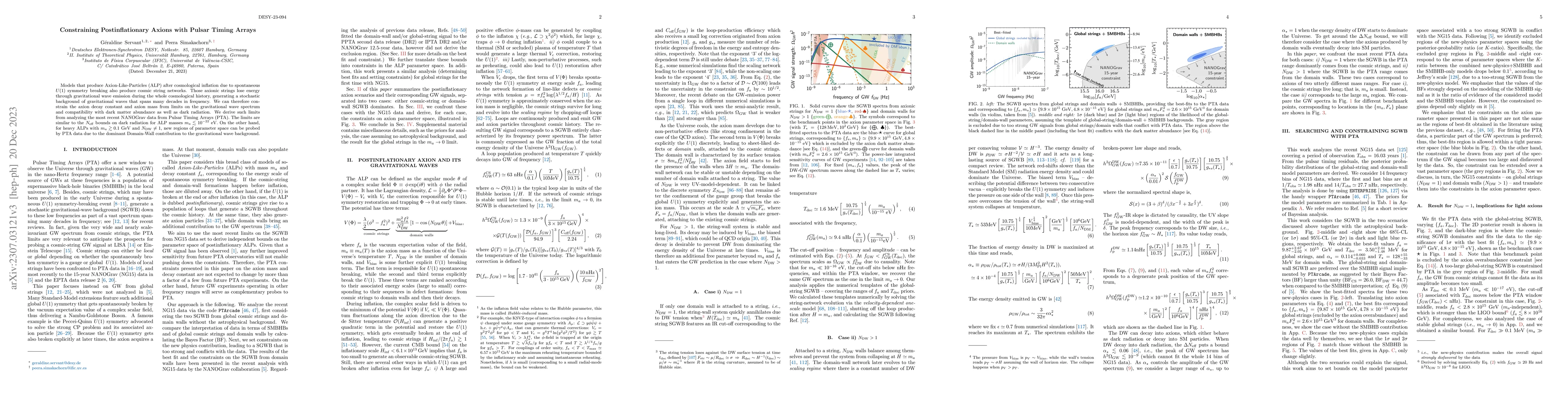 Thumbnail for Constraining Postinflationary Axions with Pulsar Timing Arrays