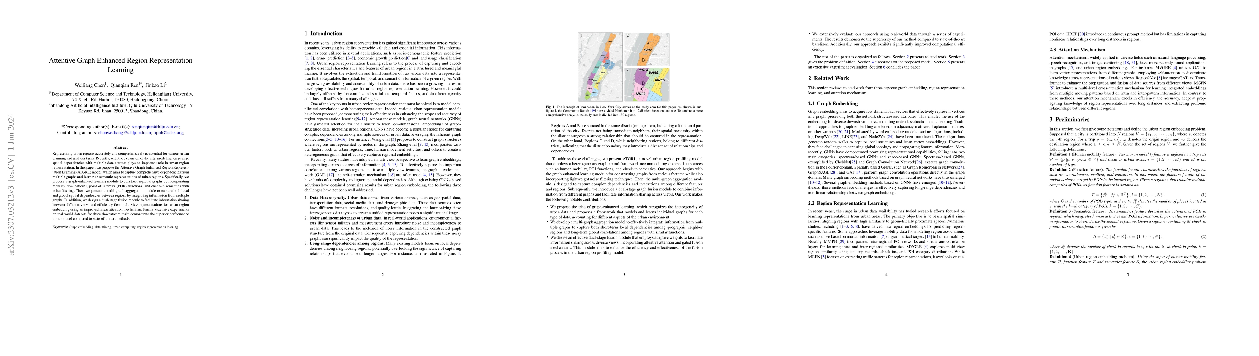 Thumbnail for Attentive Graph Enhanced Region Representation Learning