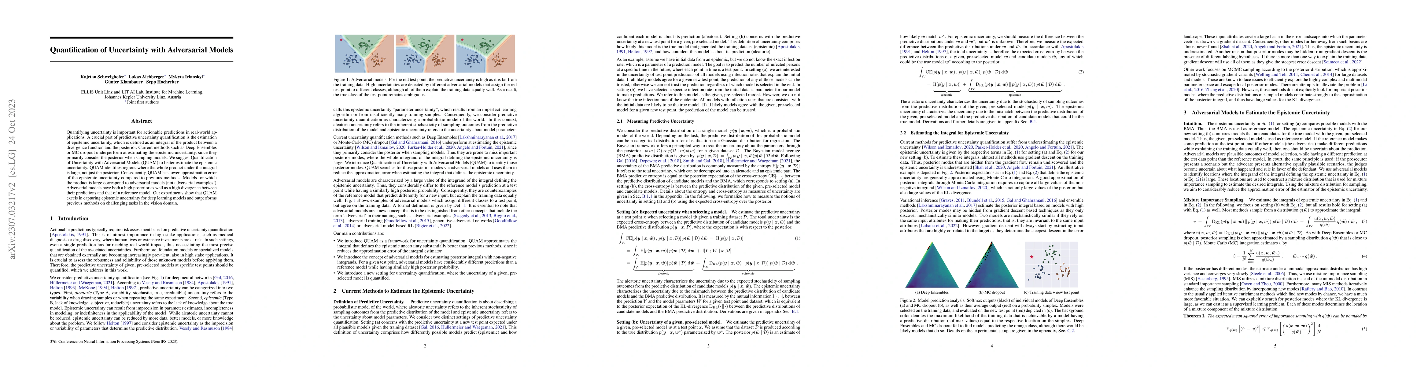 Thumbnail for Quantification of Uncertainty with Adversarial Models