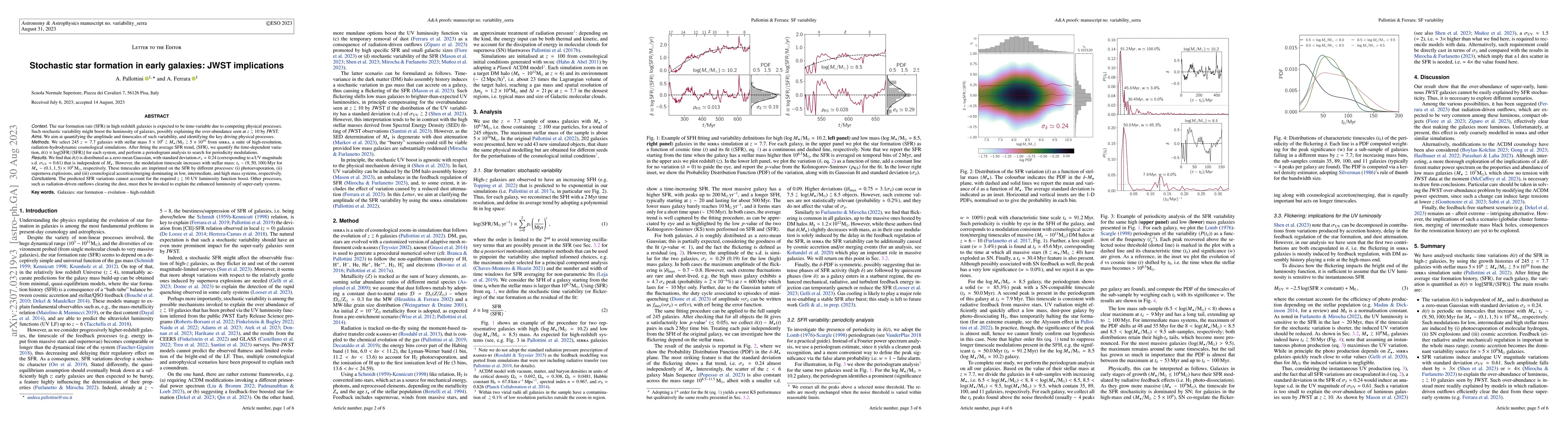 Thumbnail for Stochastic star formation in early galaxies: JWST implications