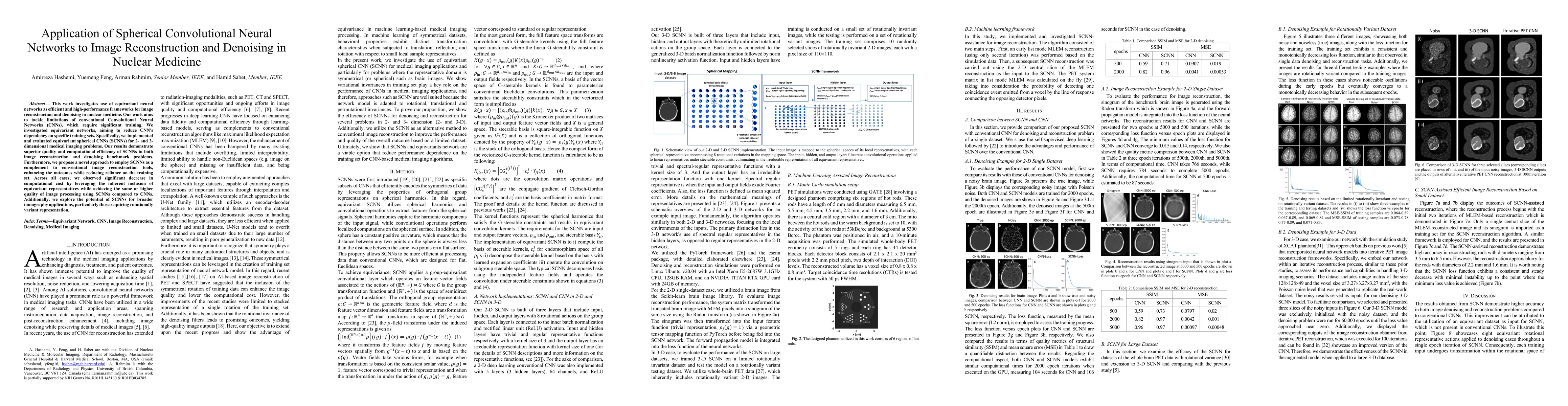Thumbnail for Spherical CNN for Medical Imaging Applications: Importance of
  Equivariance in image reconstruction and denoising