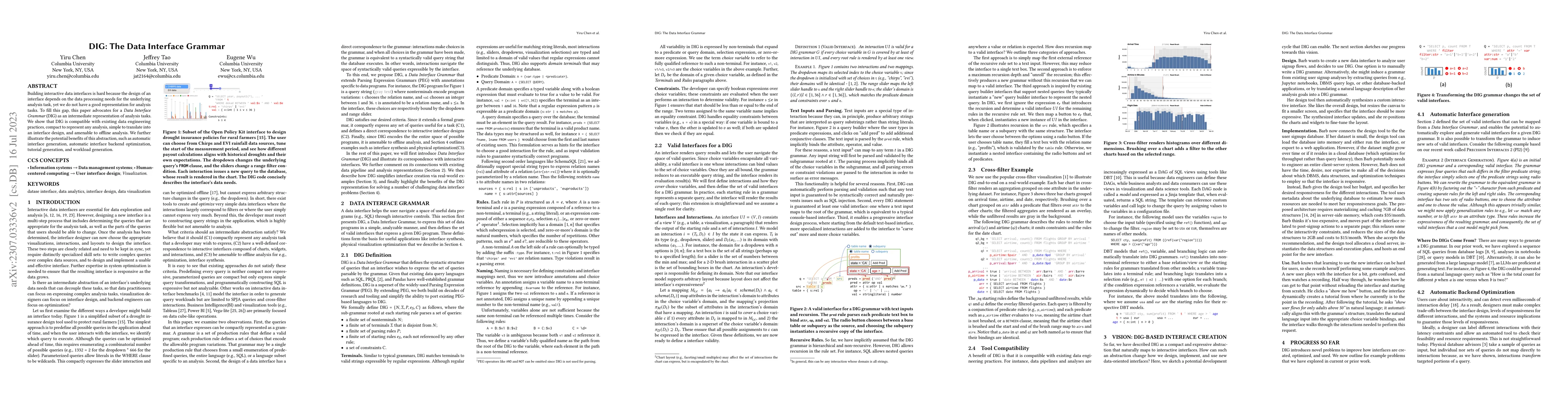Thumbnail for DIG: The Data Interface Grammar