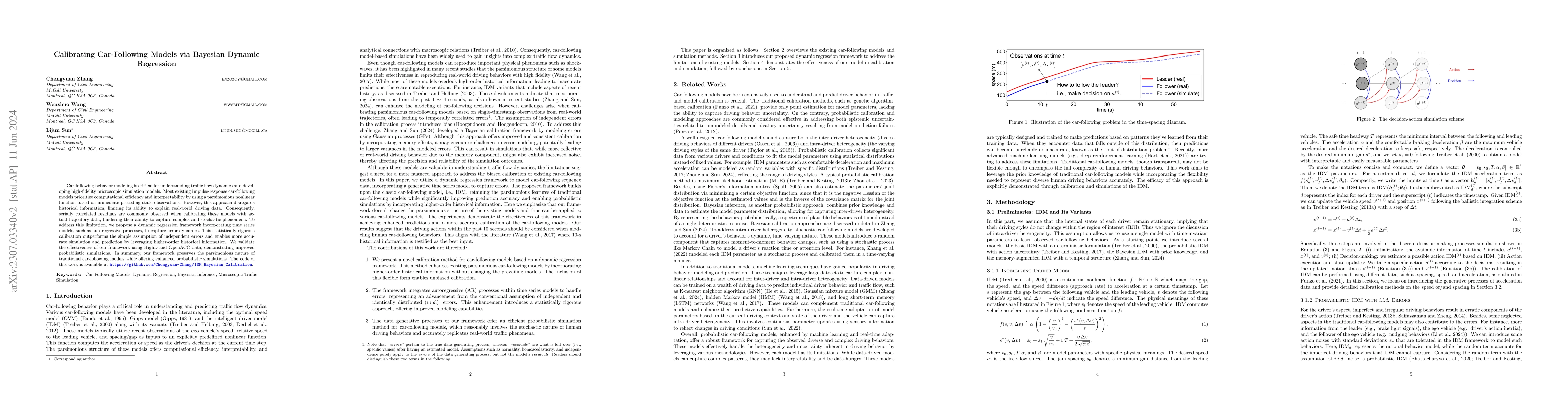 Thumbnail for Calibrating Car-Following Models via Bayesian Dynamic Regression