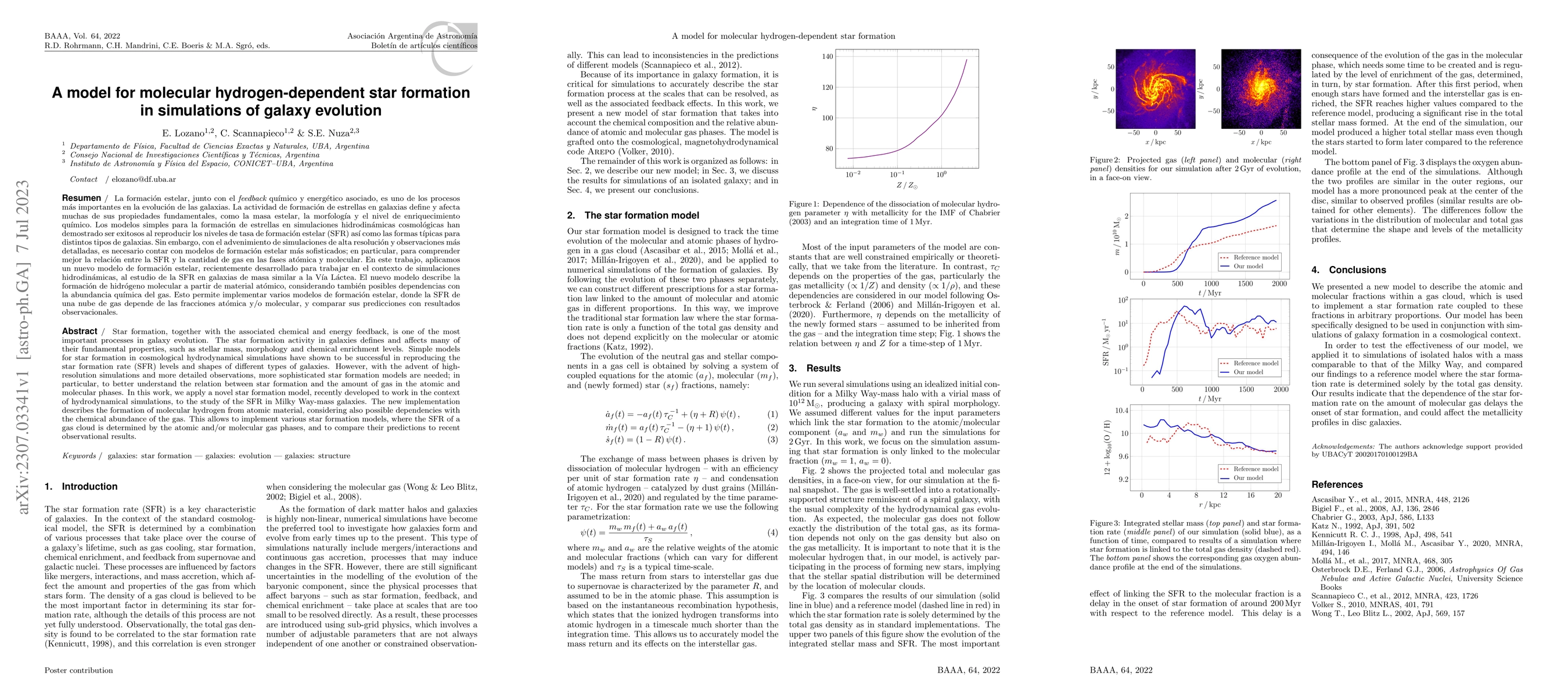 Thumbnail for A model for molecular hydrogen-dependent star formation in simulations
  of galaxy evolution