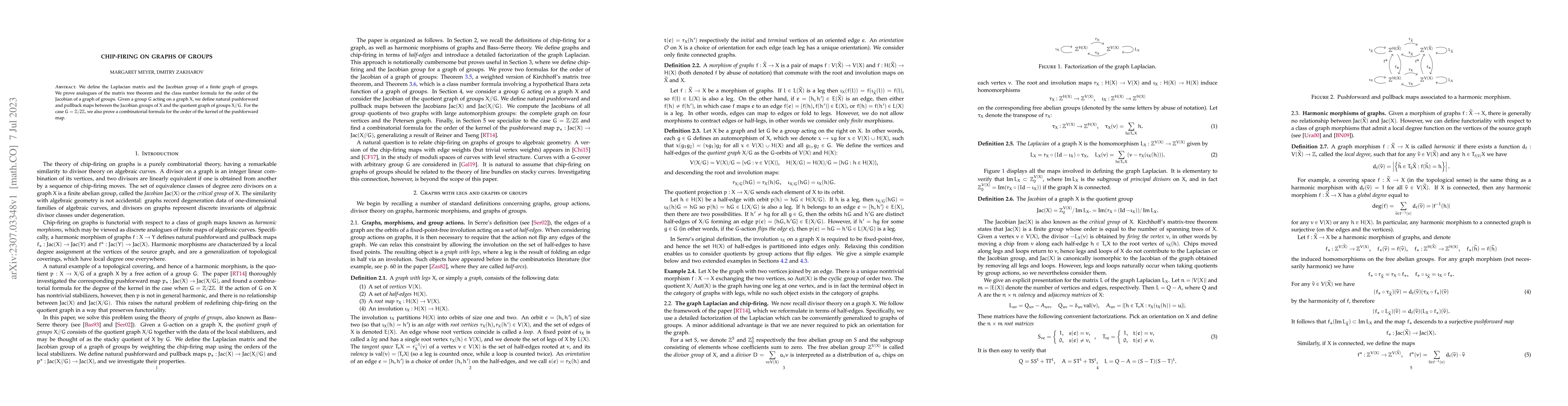 Thumbnail for Chip-firing on graphs of groups