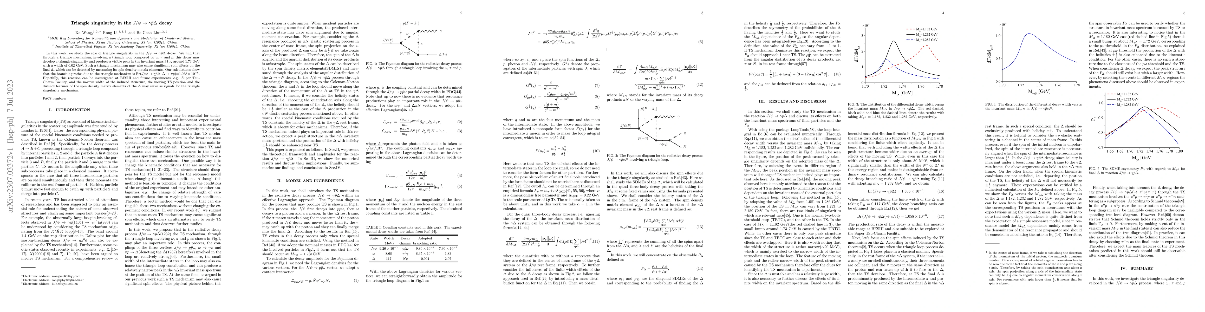 Thumbnail for Triangle singularity in the $J/\psi \to \gamma \bar{p} \Delta$ decay