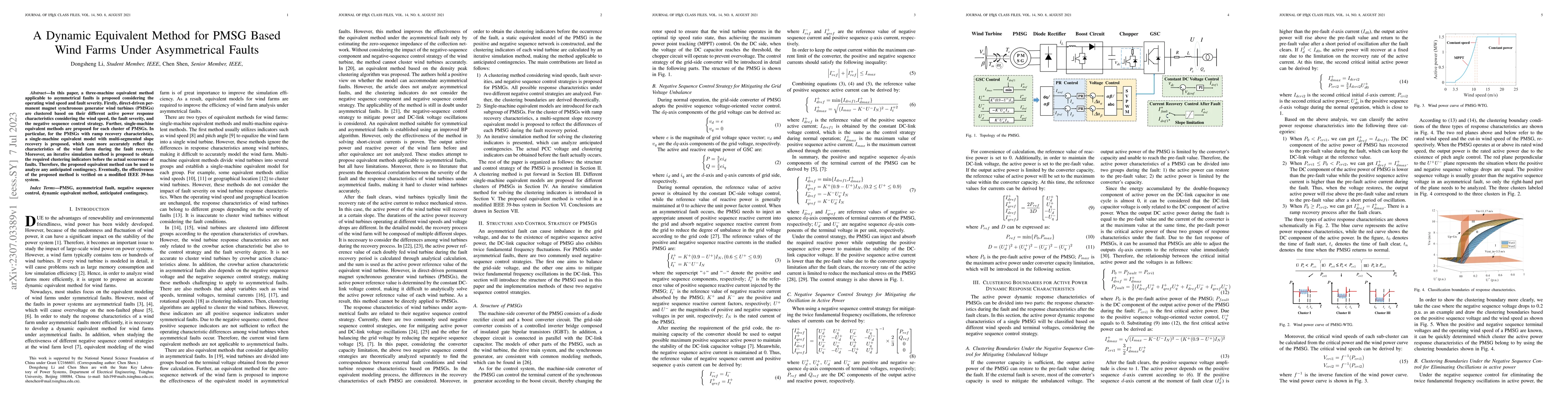 Thumbnail for A Dynamic Equivalent Method for PMSG Based Wind Farms Under Asymmetrical
  Faults