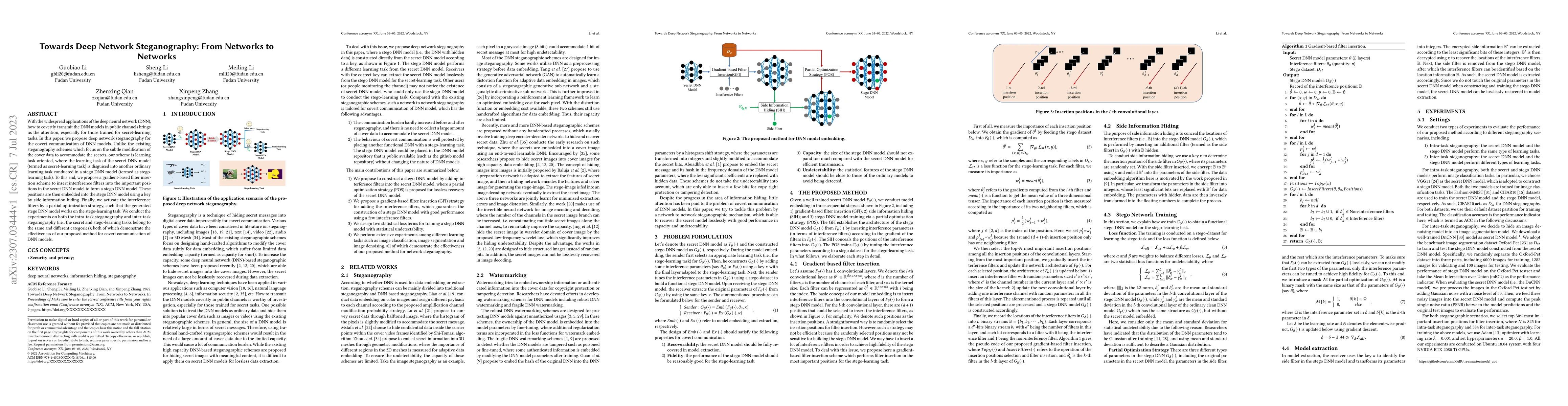Thumbnail for Towards Deep Network Steganography: From Networks to Networks