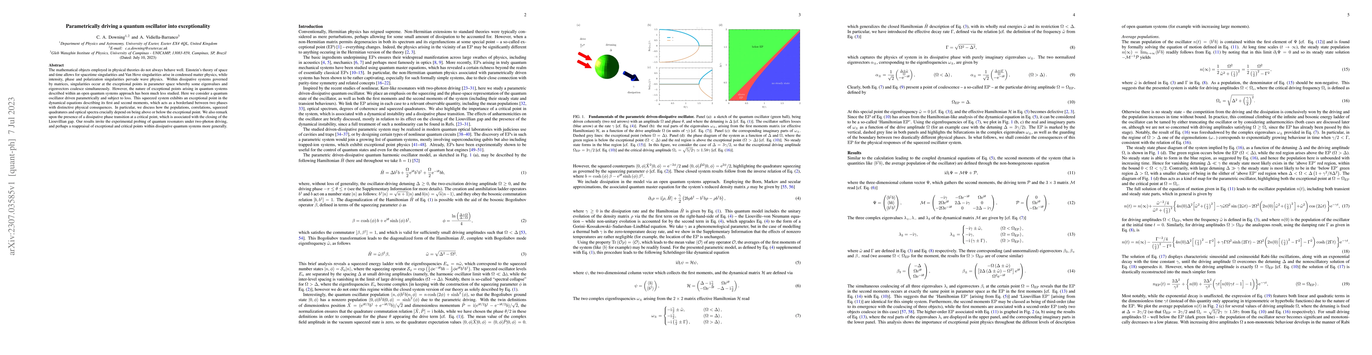 Thumbnail for Parametrically driving a quantum oscillator into exceptionality