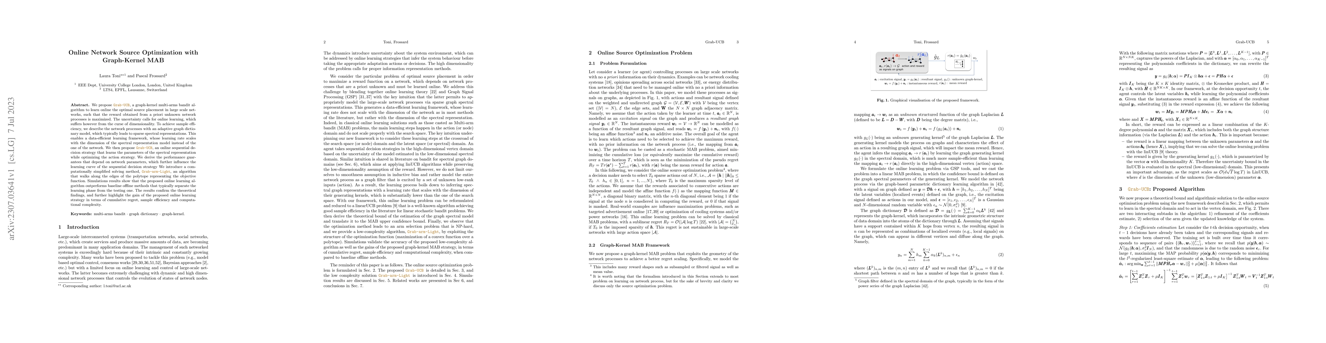 Thumbnail for Online Network Source Optimization with Graph-Kernel MAB