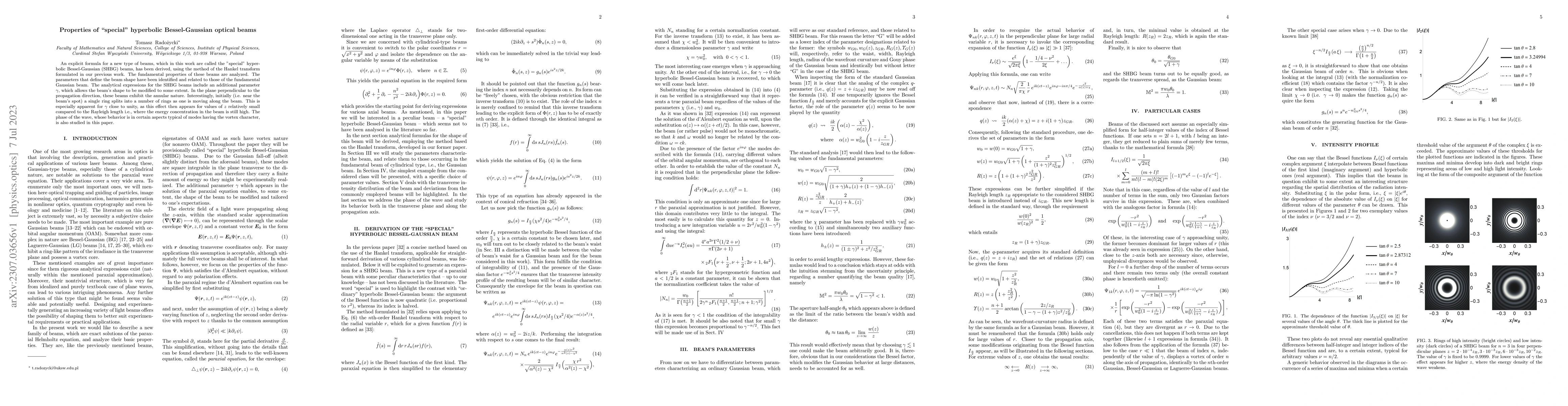 Thumbnail for Properties of "special'' hyperbolic Bessel-Gaussian optical beams