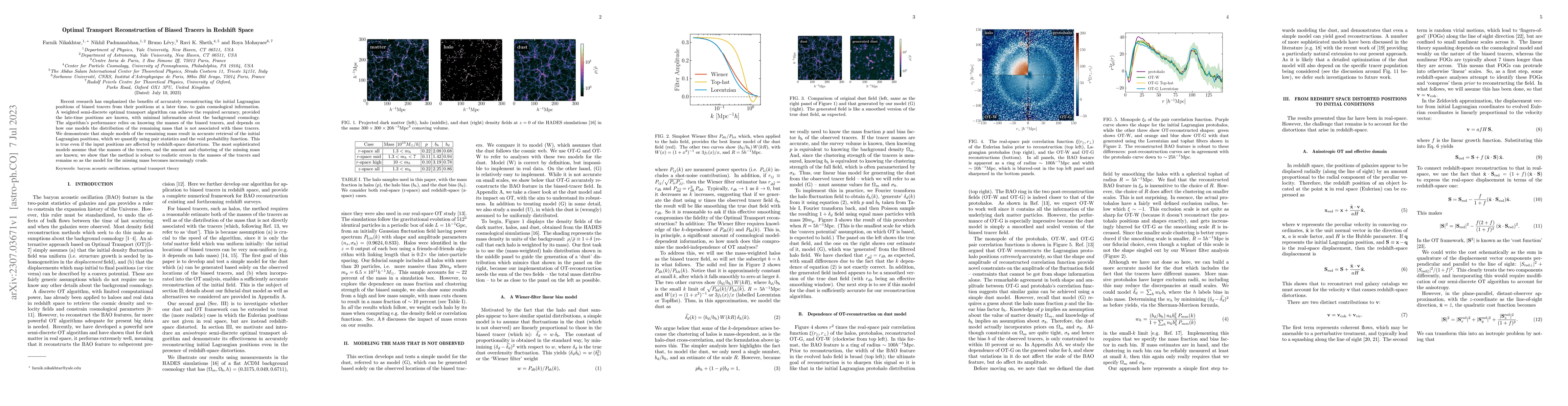 Thumbnail for Optimal Transport Reconstruction of Biased Tracers in Redshift Space