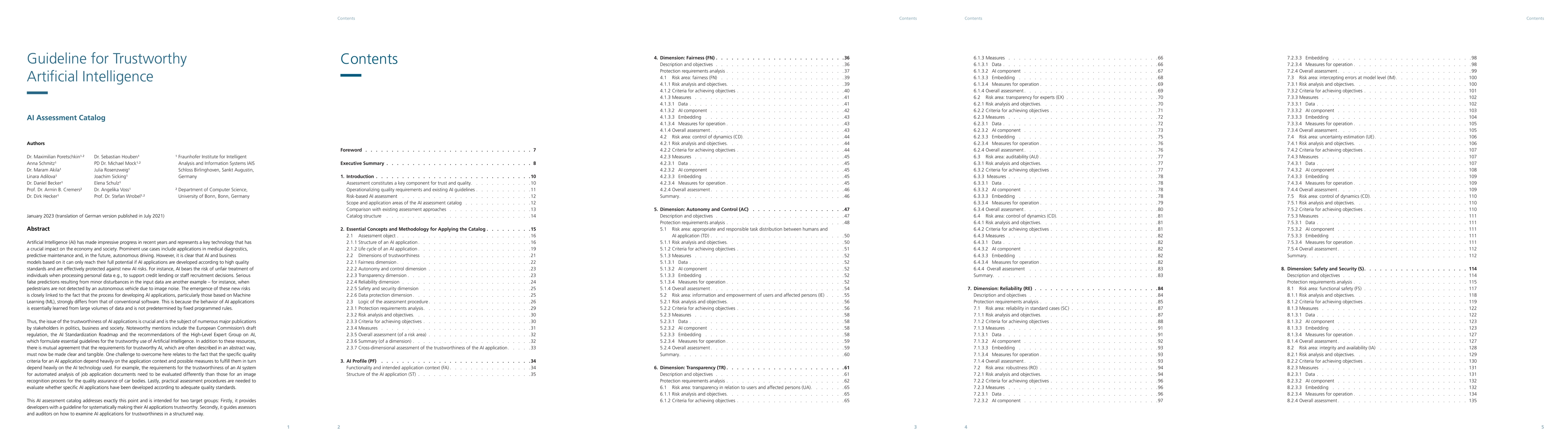 Thumbnail for Guideline for Trustworthy Artificial Intelligence -- AI Assessment
  Catalog