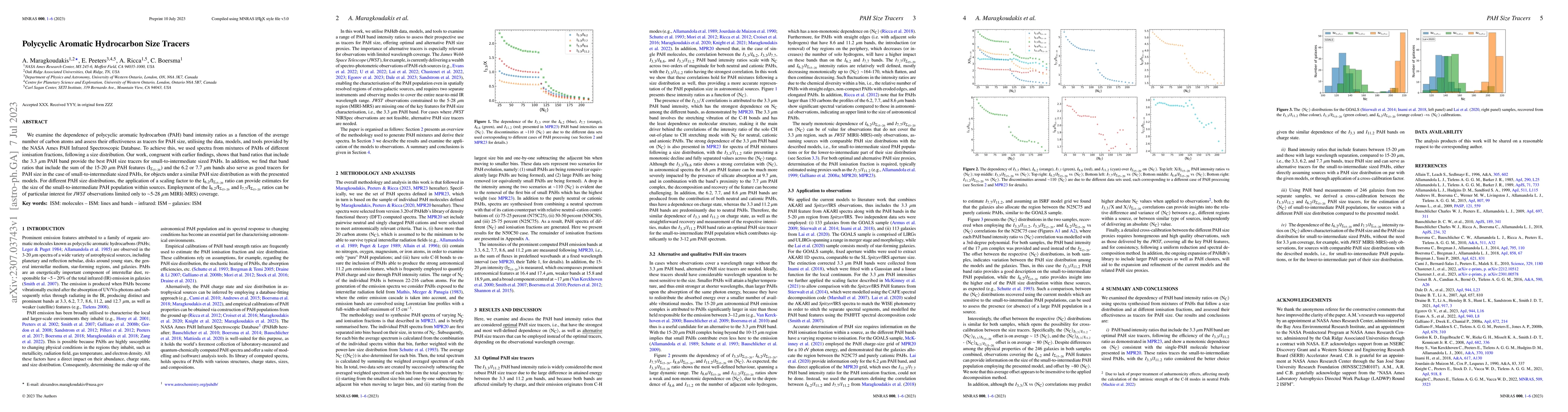 Thumbnail for Polycyclic Aromatic Hydrocarbon Size Tracers