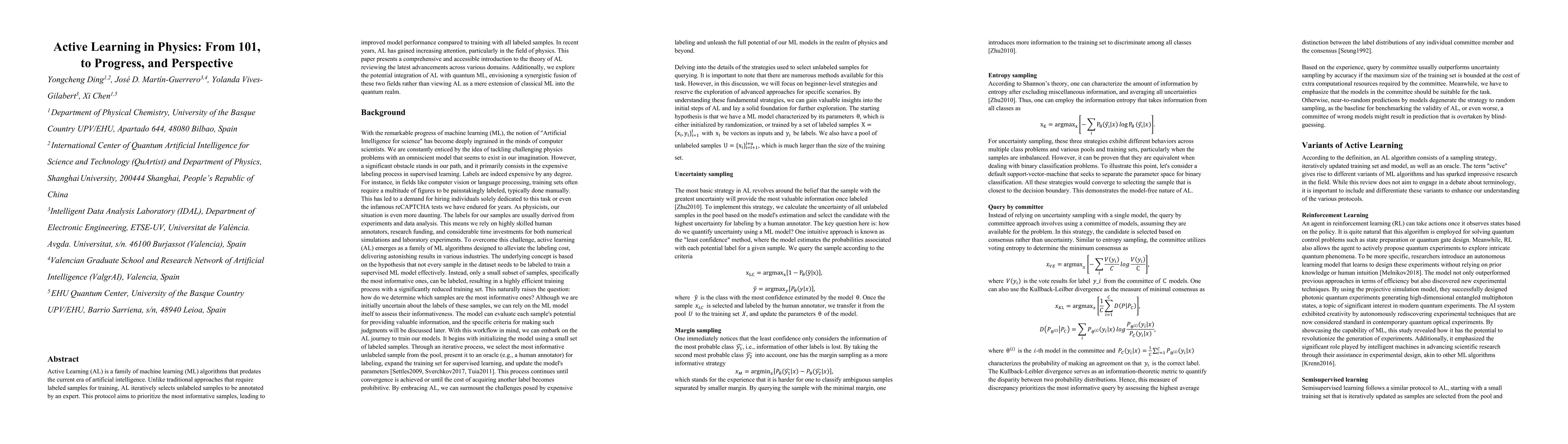 Thumbnail for Active Learning in Physics: From 101, to Progress, and Perspective