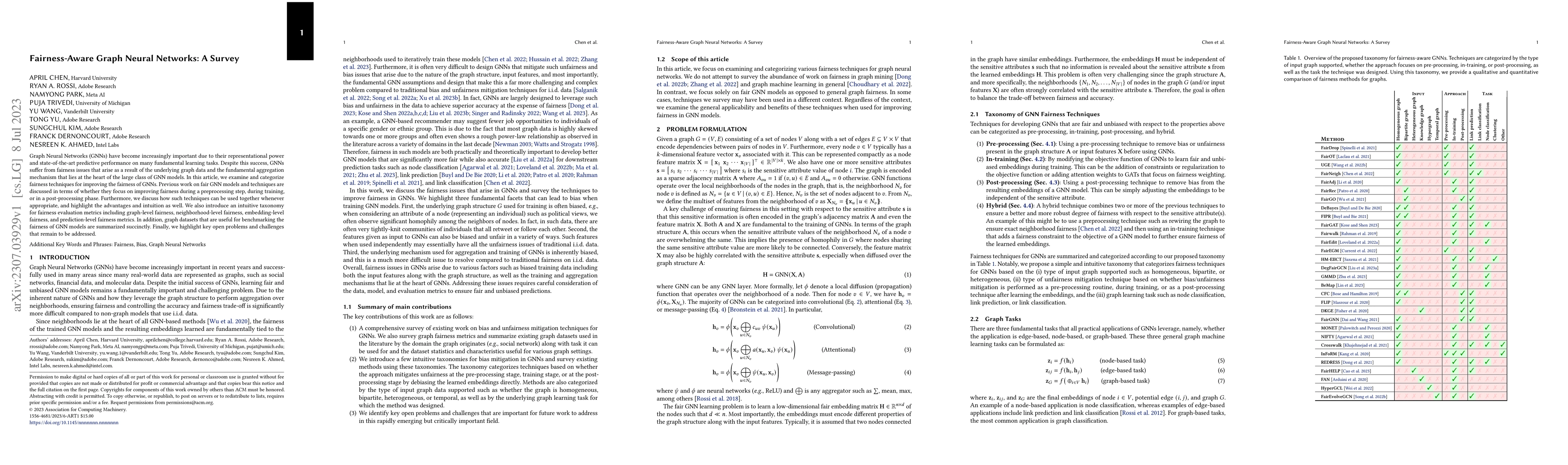 Thumbnail for Fairness-Aware Graph Neural Networks: A Survey