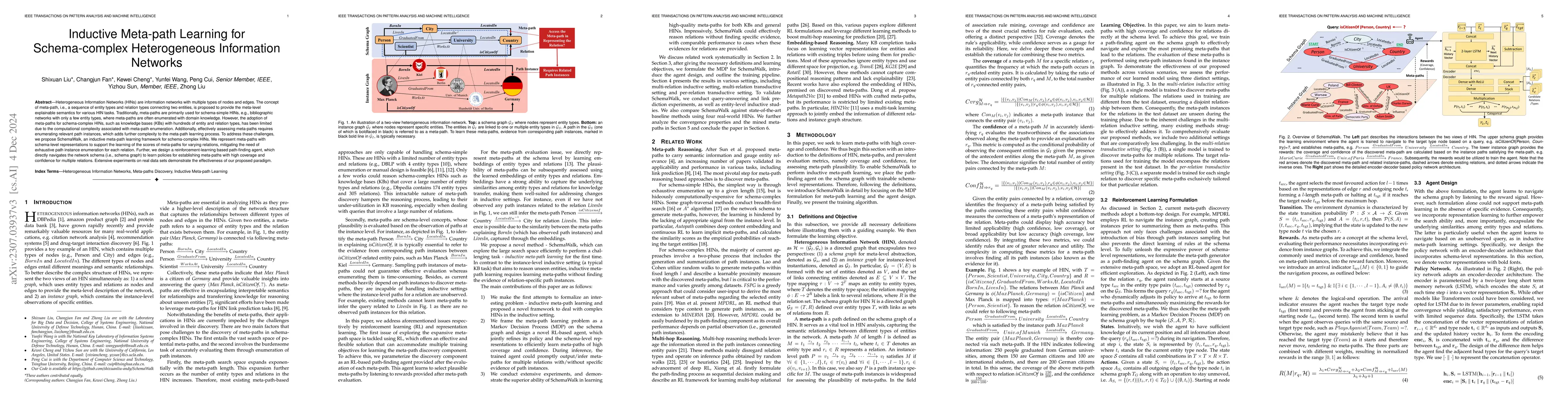 Thumbnail for Inductive Meta-path Learning for Schema-complex Heterogeneous
  Information Networks