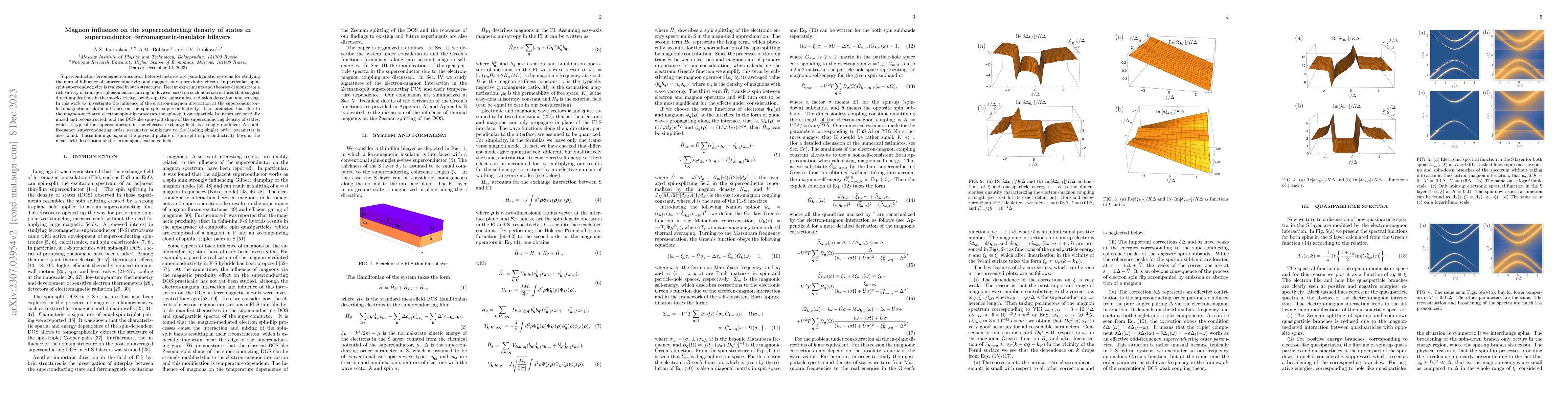 Thumbnail for Magnon influence on the superconducting density of states in
  superconductor$-$ferromagnetic-insulator bilayers