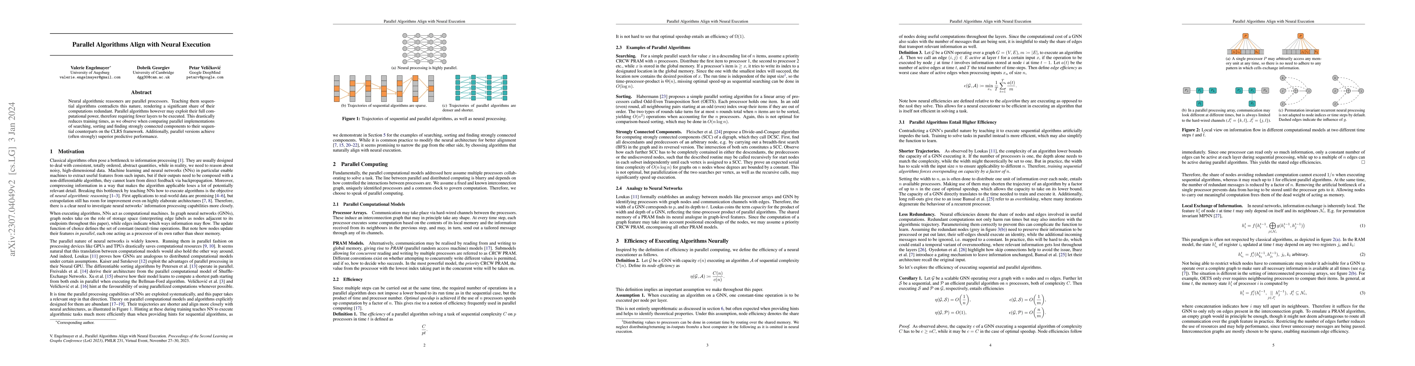 Thumbnail for Parallel Algorithms Align with Neural Execution