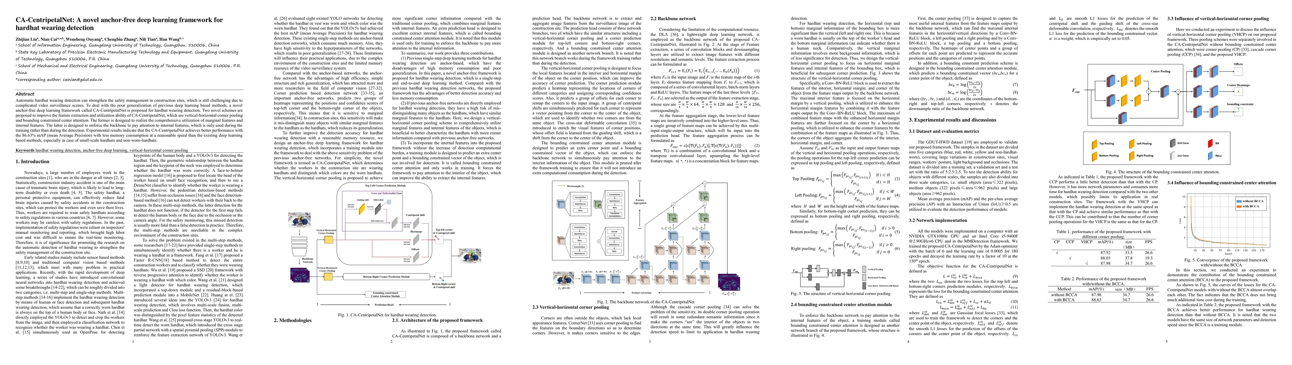Thumbnail for CA-CentripetalNet: A novel anchor-free deep learning framework for
  hardhat wearing detection