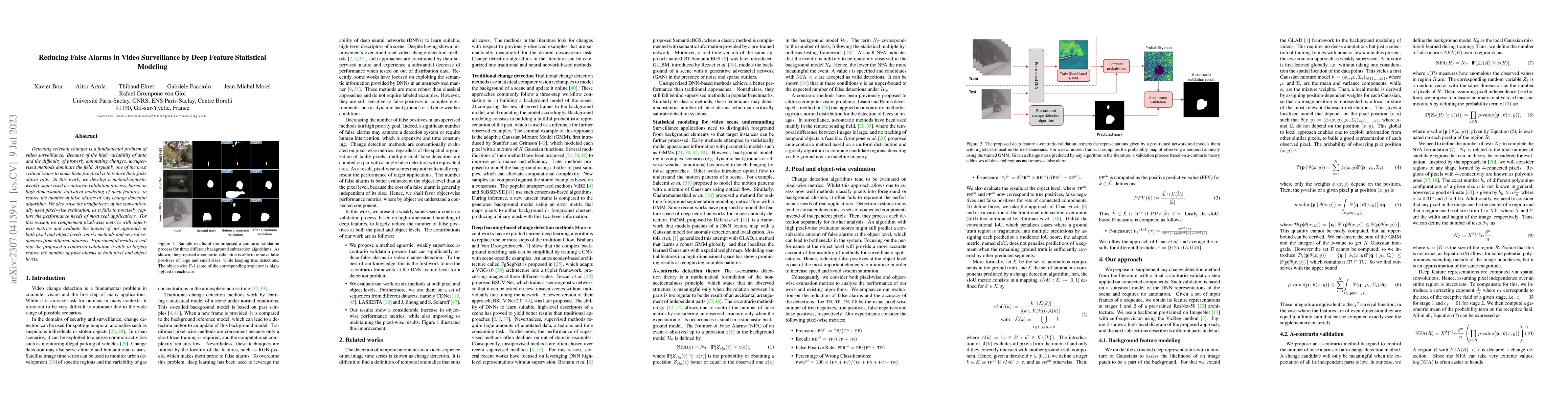 Thumbnail for Reducing False Alarms in Video Surveillance by Deep Feature Statistical
  Modeling