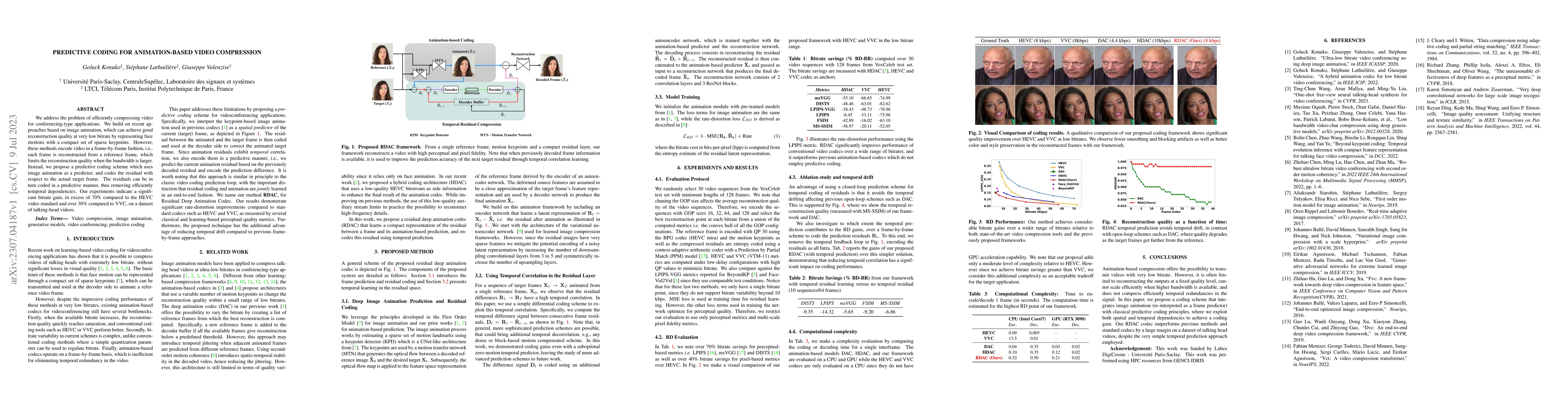 Thumbnail for Predictive Coding For Animation-Based Video Compression