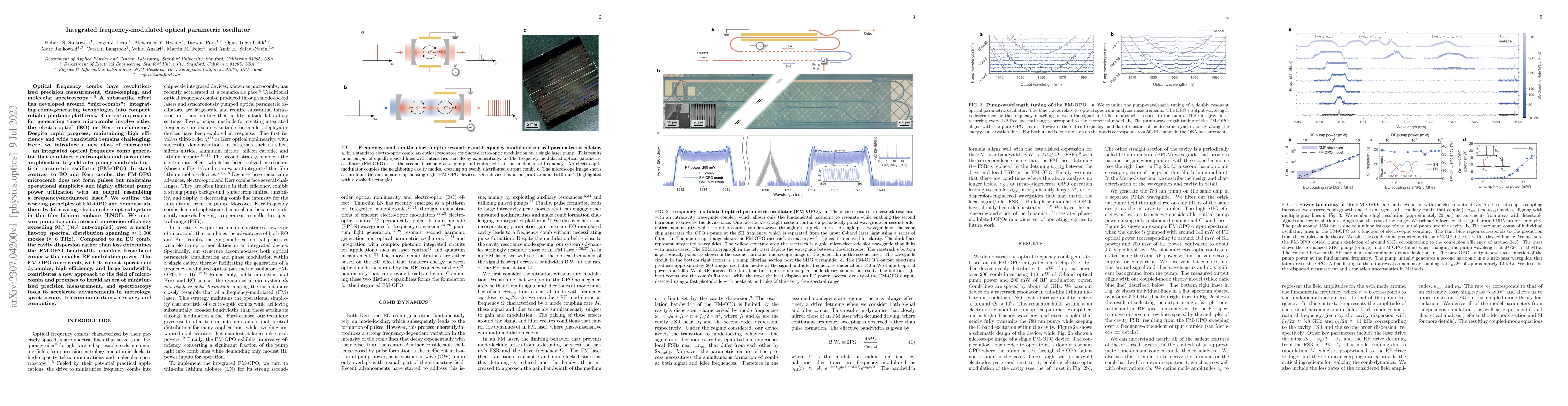 Thumbnail for Integrated frequency-modulated optical parametric oscillator