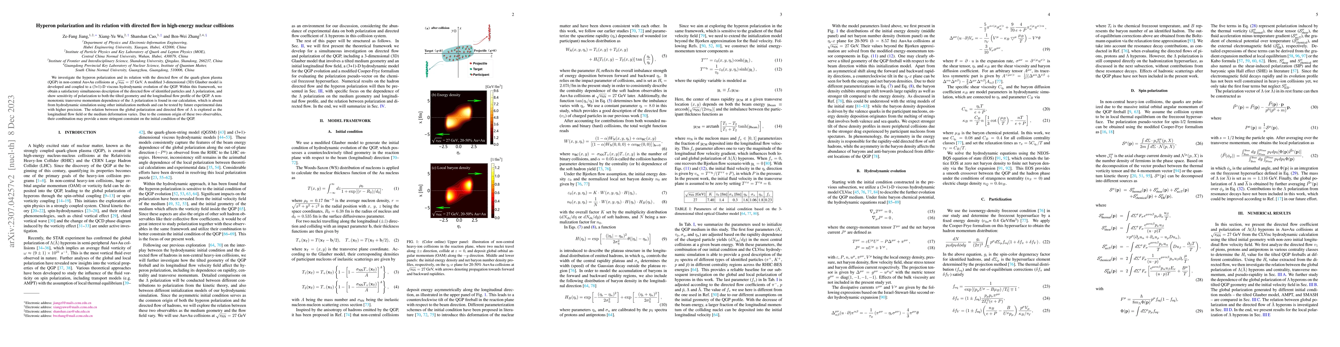 Thumbnail for Hyperon polarization and its relation with directed flow in high-energy
  nuclear collisions