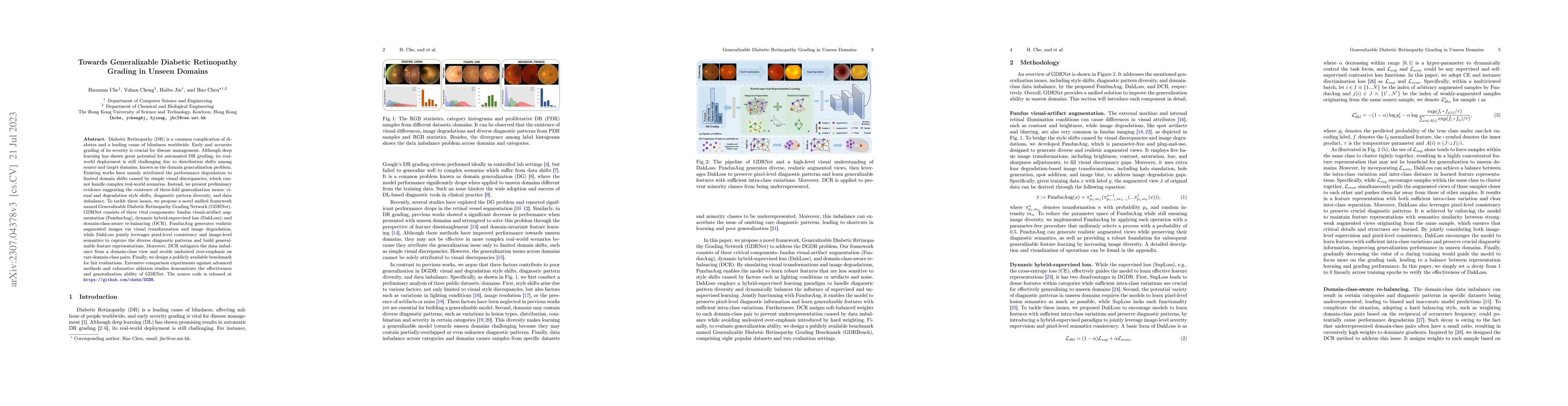 Thumbnail for Towards Generalizable Diabetic Retinopathy Grading in Unseen Domains