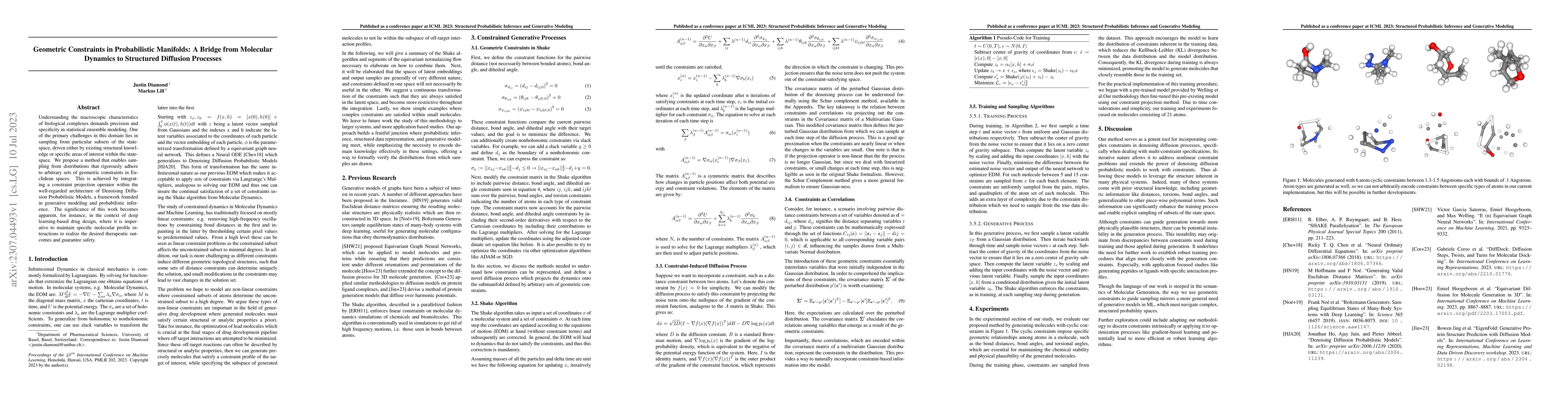 Thumbnail for Geometric Constraints in Probabilistic Manifolds: A Bridge from
  Molecular Dynamics to Structured Diffusion Processes