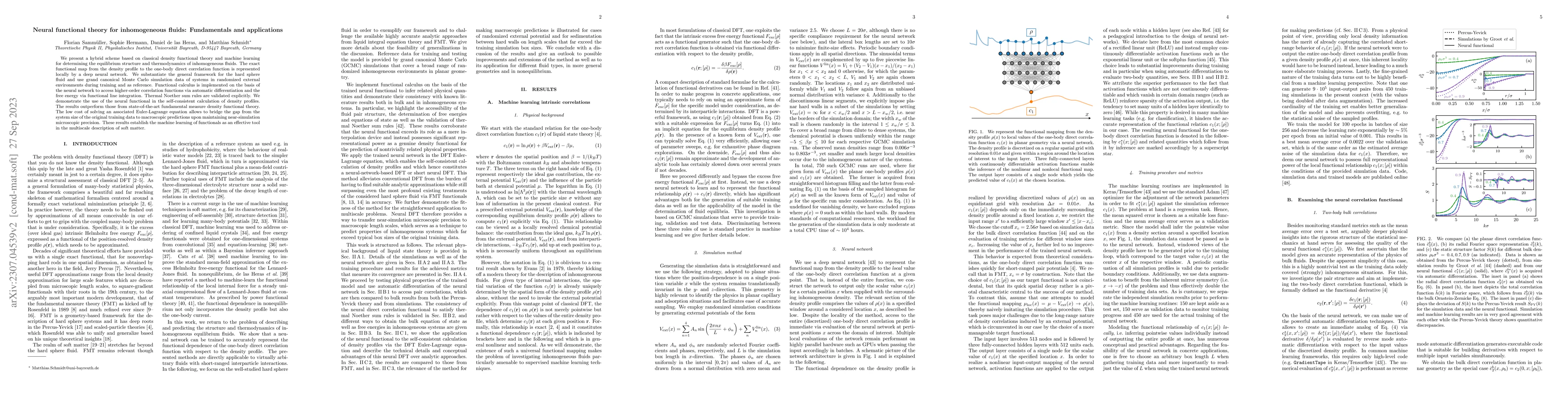 Thumbnail for Neural functional theory for inhomogeneous fluids: Fundamentals and
  applications
