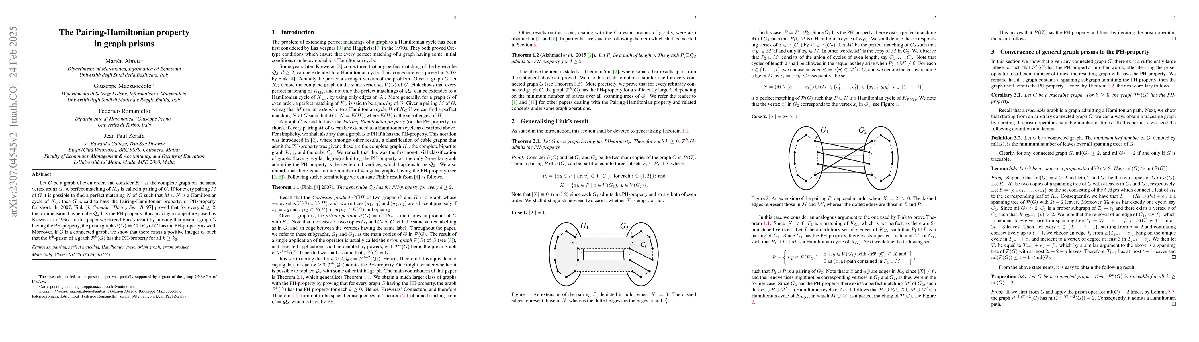 Thumbnail for The Pairing-Hamiltonian property in graph prisms