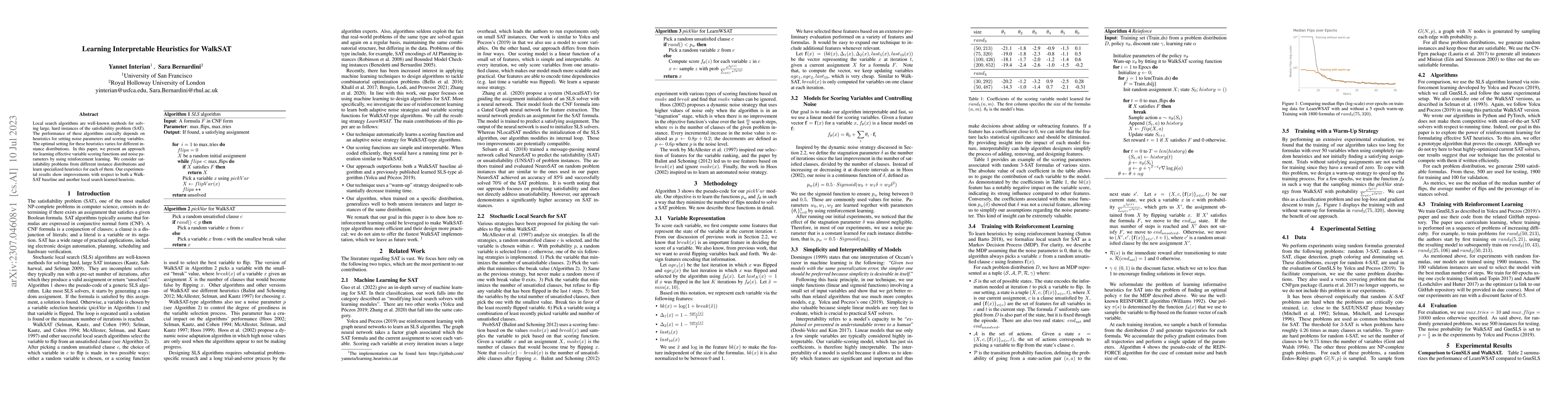 Thumbnail for Learning Interpretable Heuristics for WalkSAT