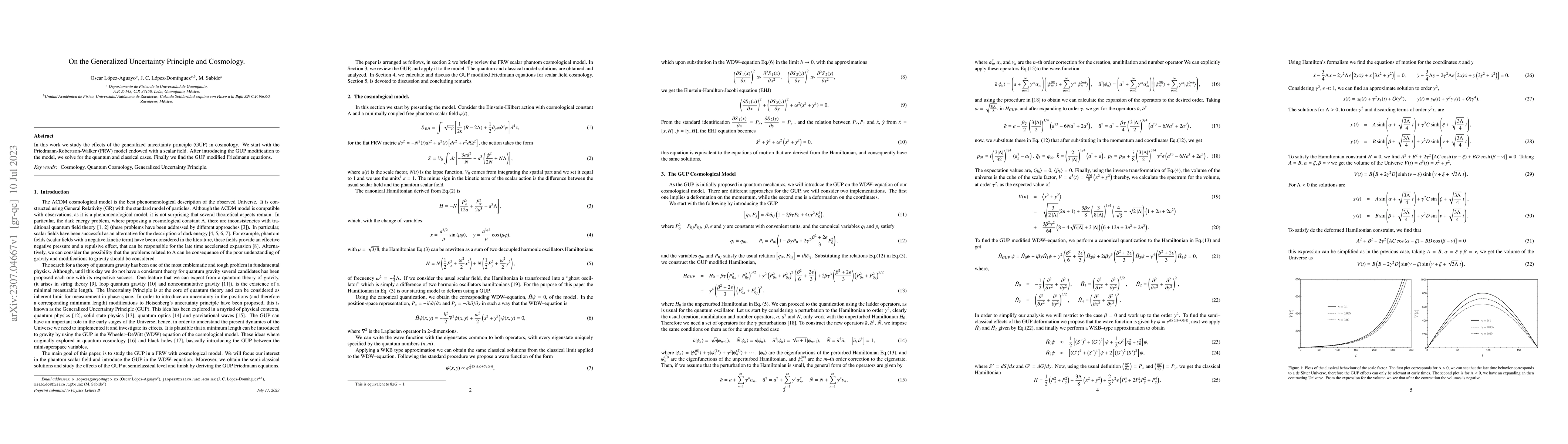 Thumbnail for On the Generalized Uncertainty Principle and Cosmology