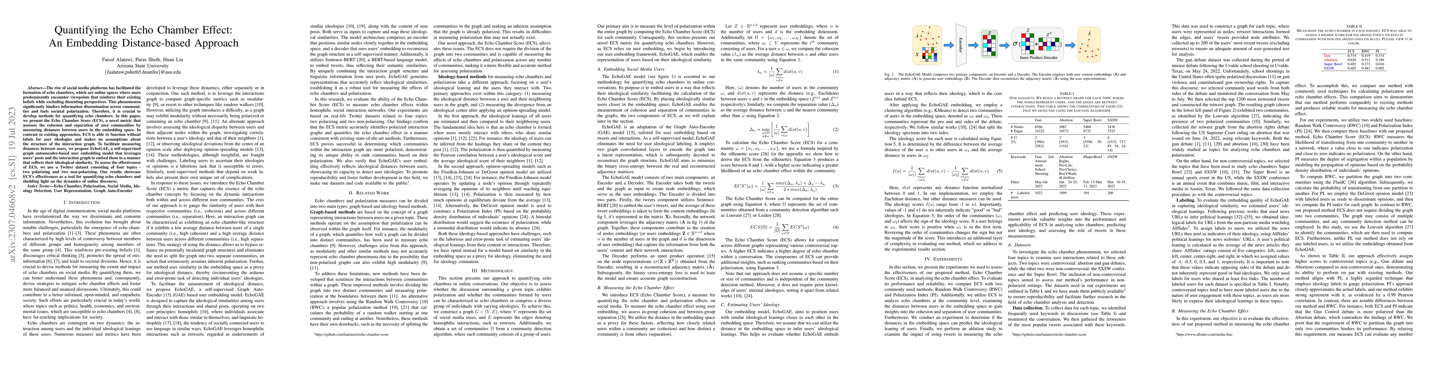 Thumbnail for Quantifying the Echo Chamber Effect: An Embedding Distance-based
  Approach