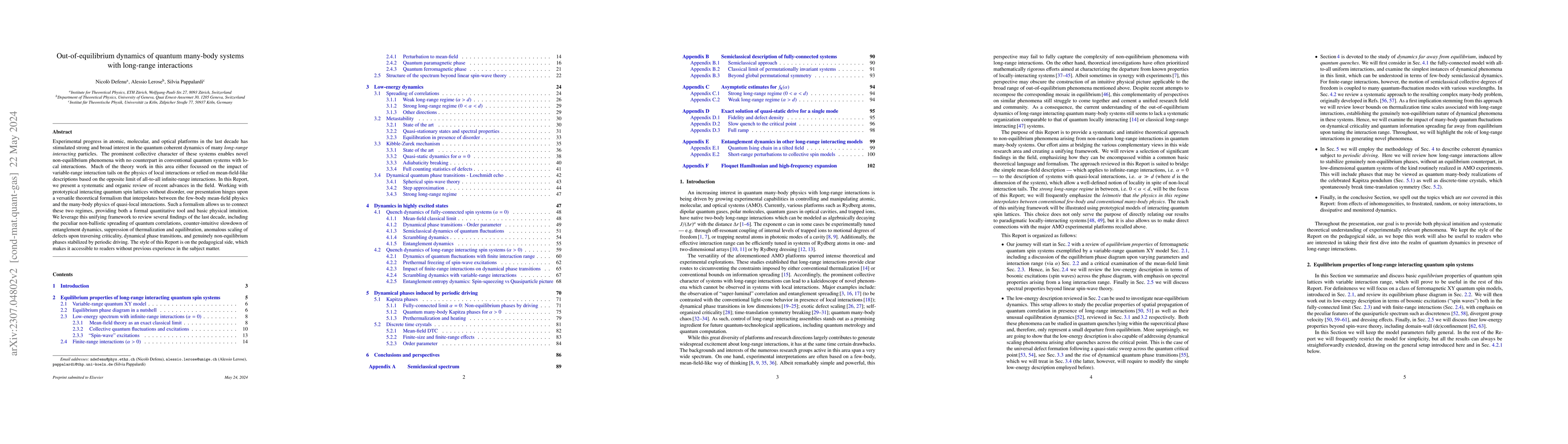 Thumbnail for Out-of-equilibrium dynamics of quantum many-body systems with long-range
  interactions