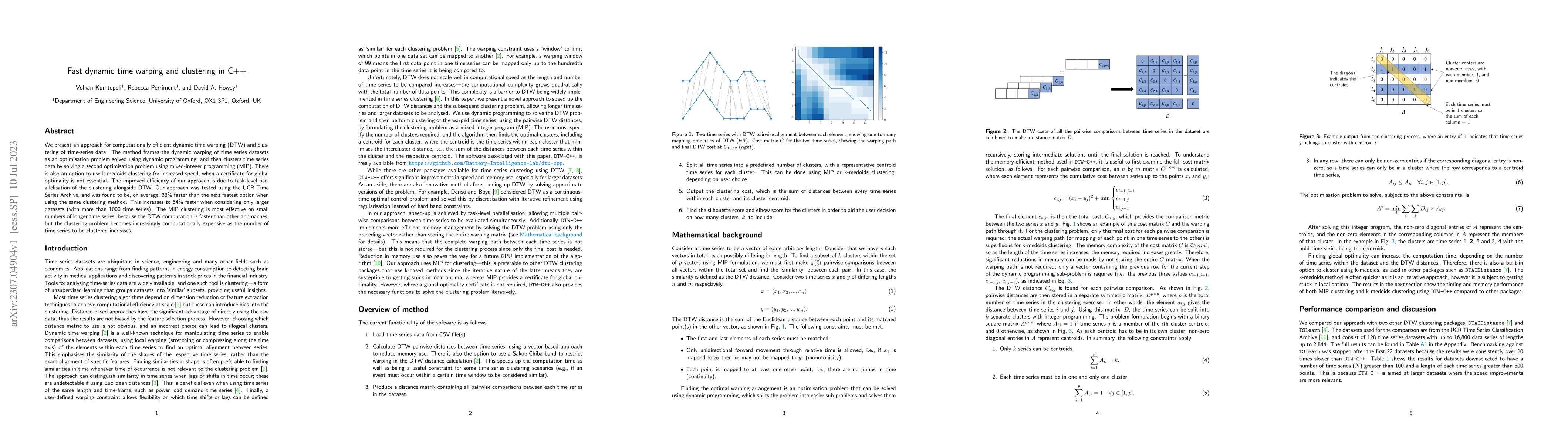 Thumbnail for Fast dynamic time warping and clustering in C++