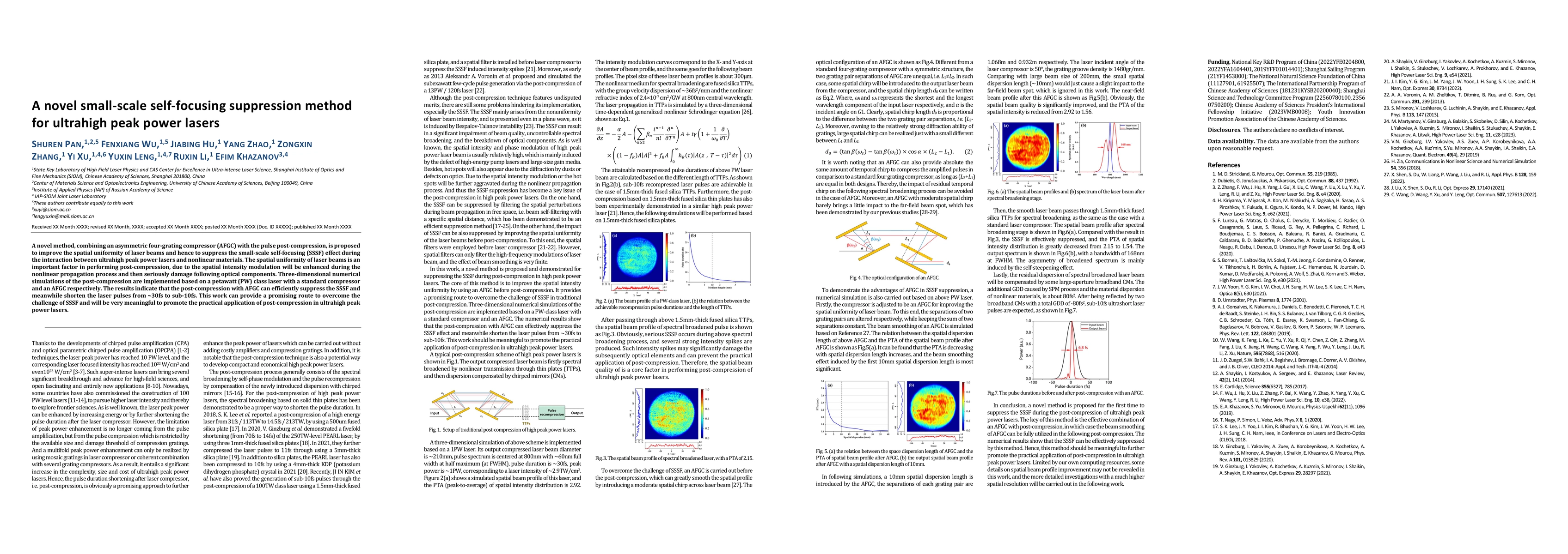 Thumbnail for A novel small-scale self-focusing suppression method for ultrahigh peak
  power lasers