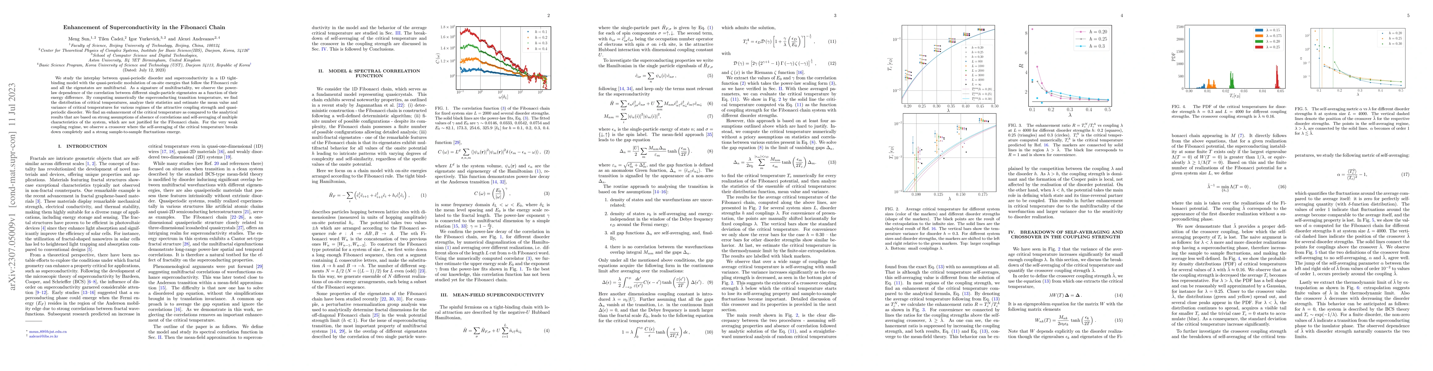 Thumbnail for Enhancement of Superconductivity in the Fibonacci Chain