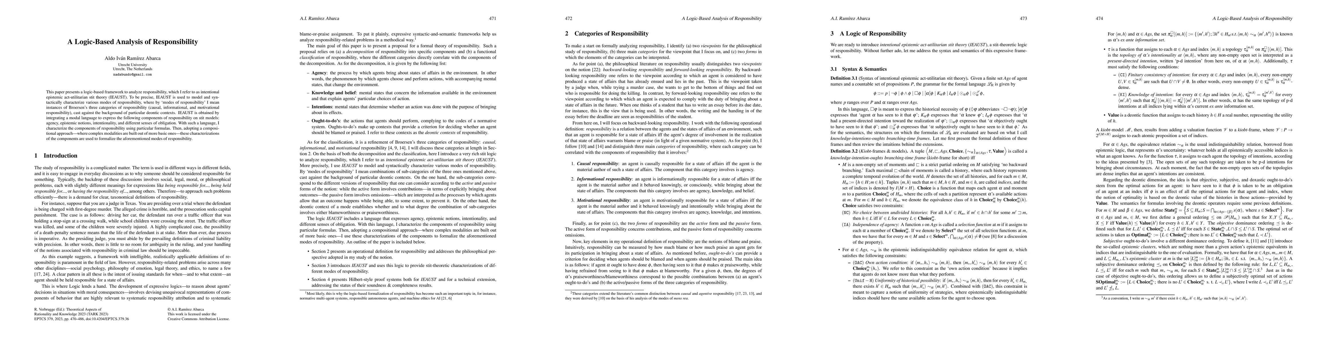 Thumbnail for A Logic-Based Analysis of Responsibility