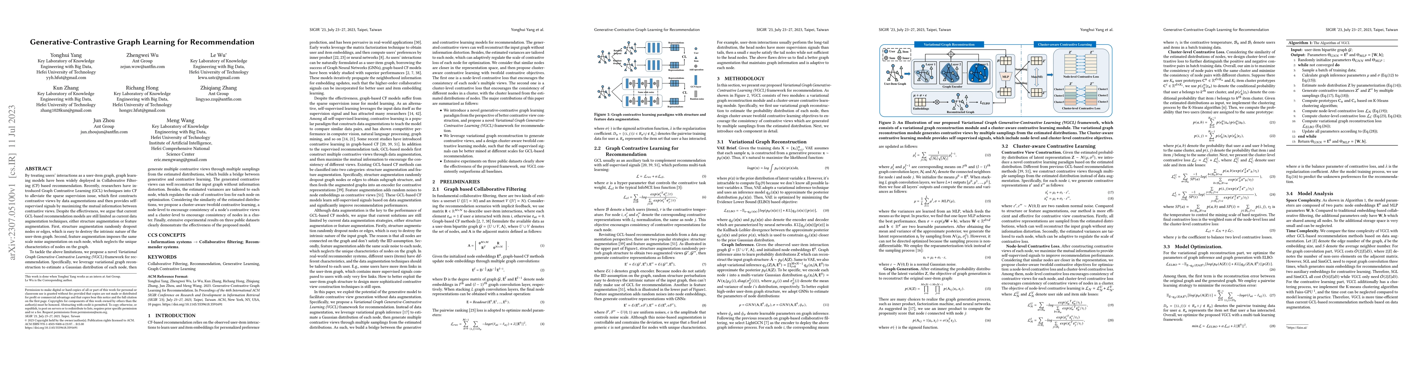 Thumbnail for Generative Contrastive Graph Learning for Recommendation