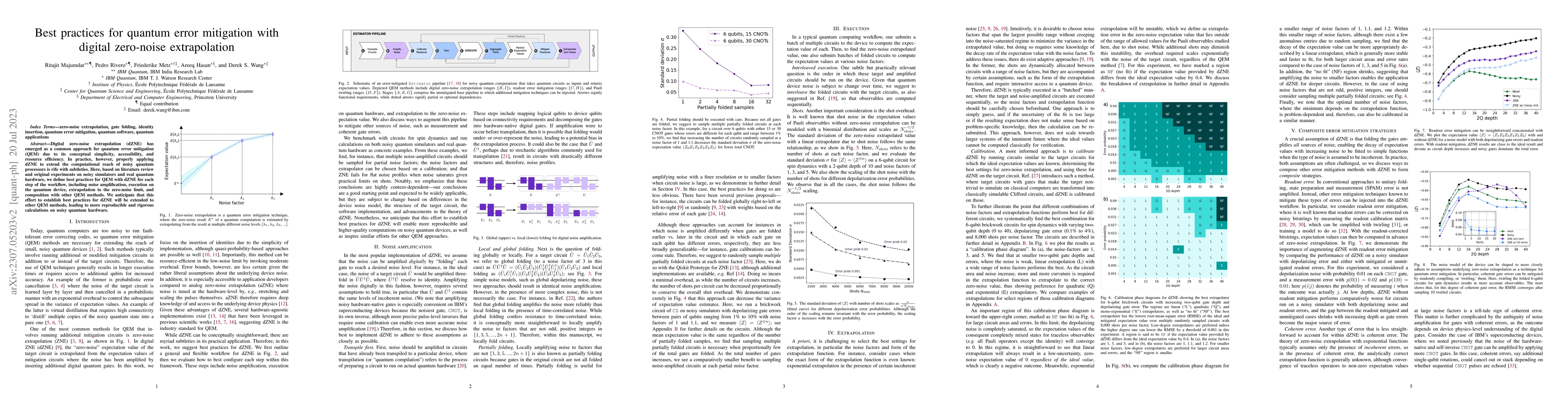 Thumbnail for Best practices for quantum error mitigation with digital zero-noise
  extrapolation