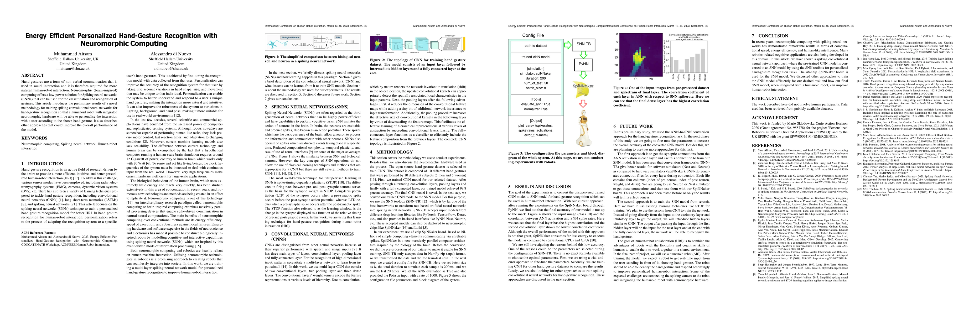 Thumbnail for Energy Efficient Personalized Hand-Gesture Recognition with Neuromorphic
  Computing