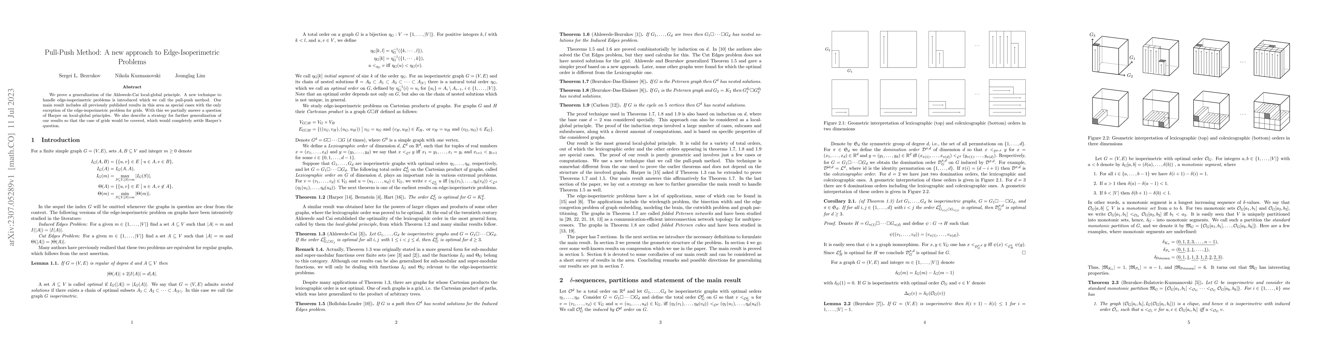 Thumbnail for Pull-Push Method: A new approach to Edge-Isoperimetric Problems