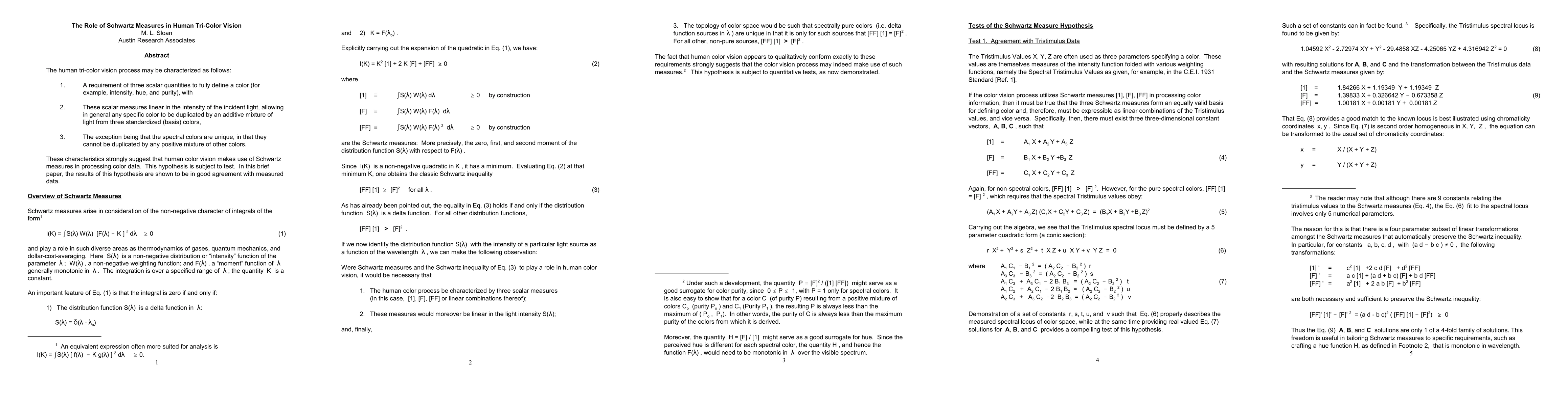Thumbnail for The Role of Schwartz Measures in Human Tri-Color Vision