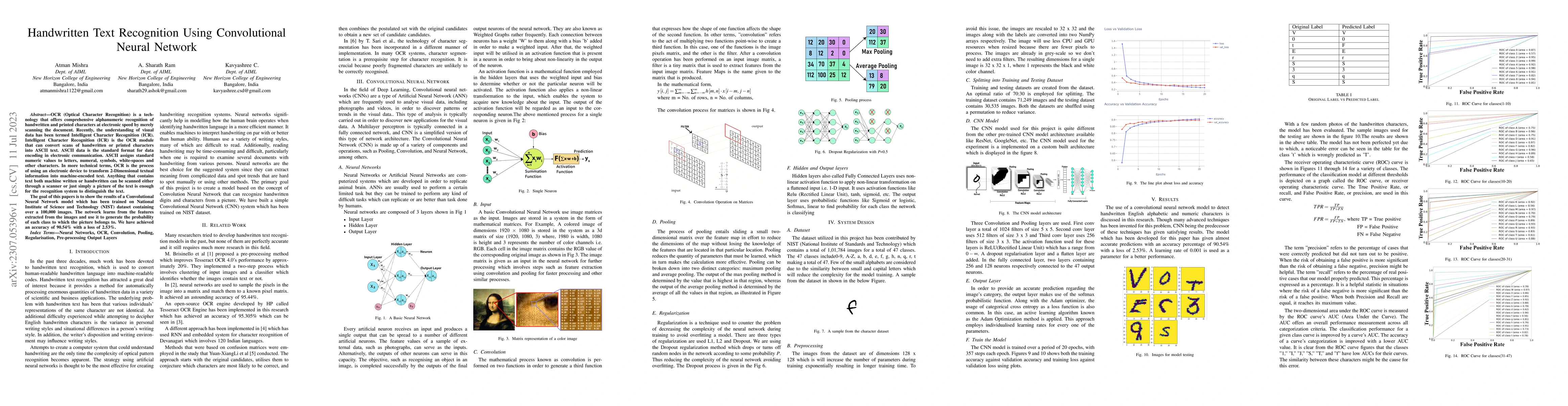 Thumbnail for Handwritten Text Recognition Using Convolutional Neural Network