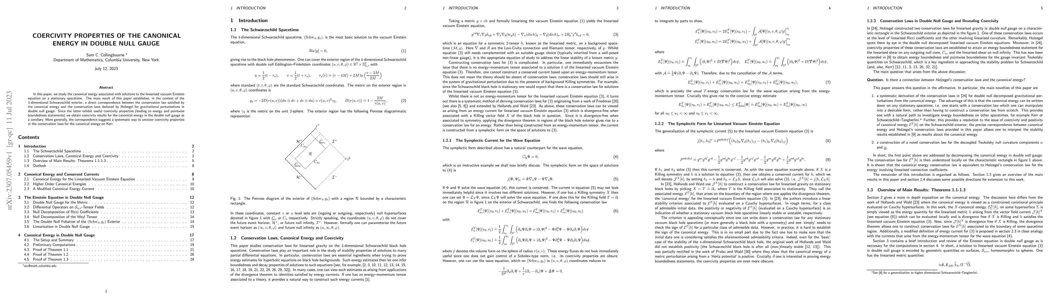 Thumbnail for Coercivity Properties of the Canonical Energy in Double Null Gauge