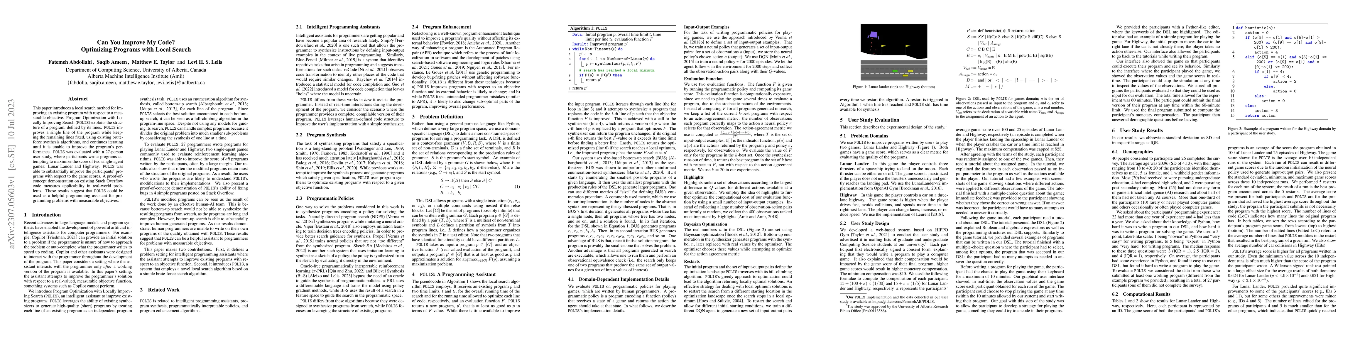 Thumbnail for Can You Improve My Code? Optimizing Programs with Local Search