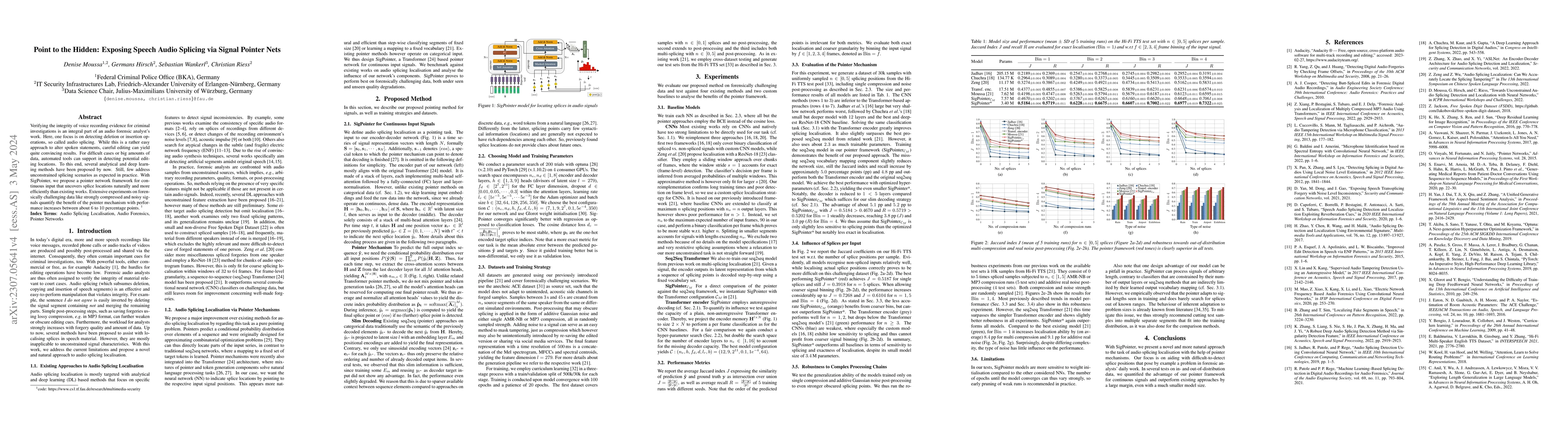 Thumbnail for Point to the Hidden: Exposing Speech Audio Splicing via Signal Pointer
  Nets
